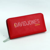 Red Zipper DJ5225 Long Wallet